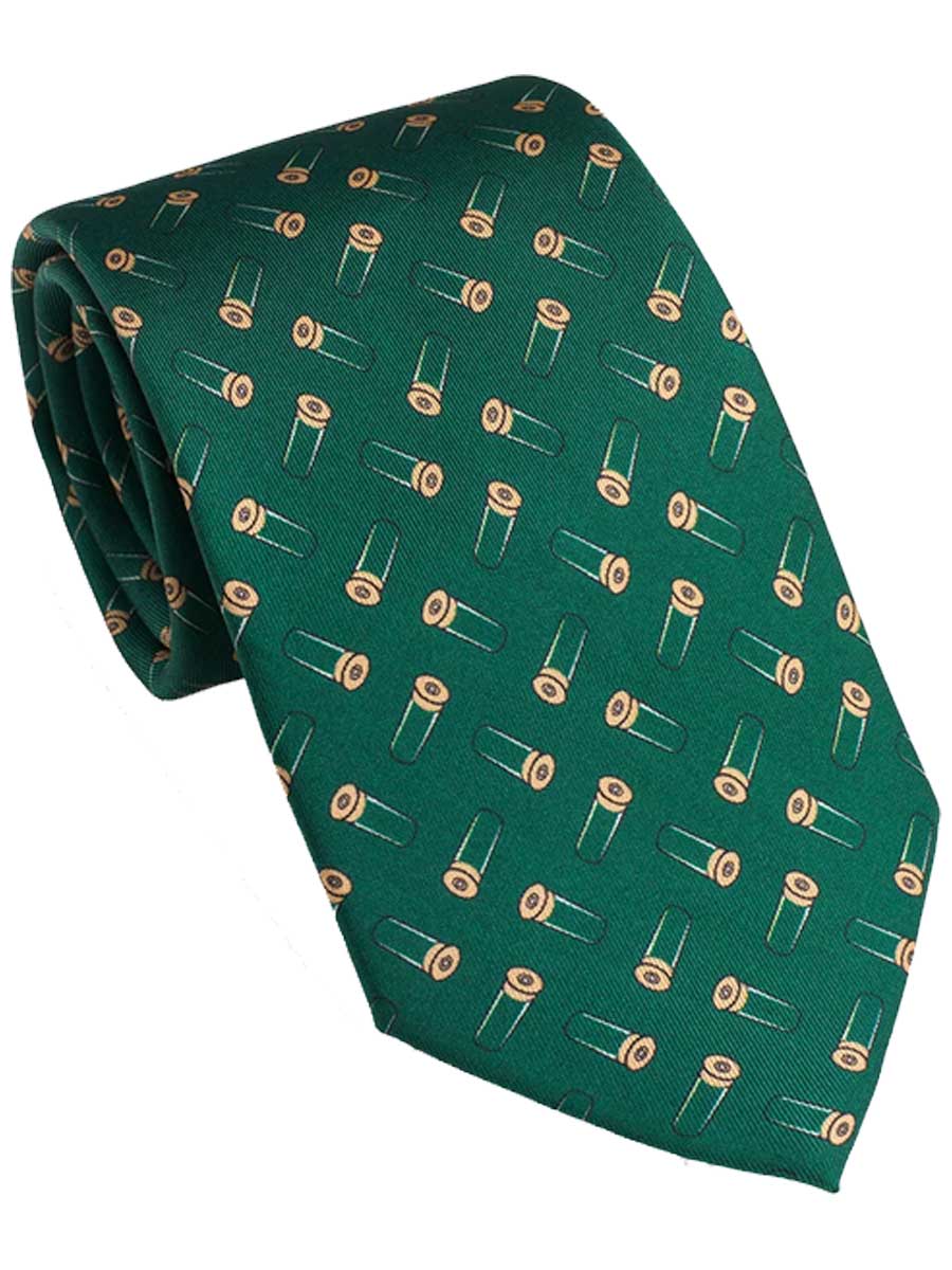 LAKSEN Cartridge Silhuette Tie - Britsh Racing Green