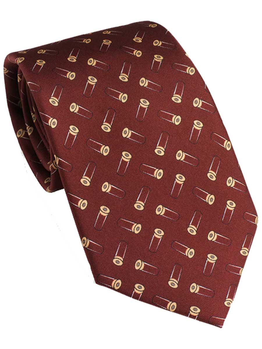 LAKSEN Cartridge Silhuette Tie - Vintage Red