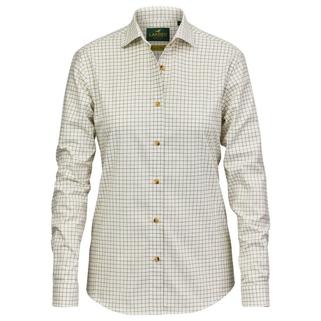 LAKSEN Cotton Wool Shirt - Womens - Astrid Check