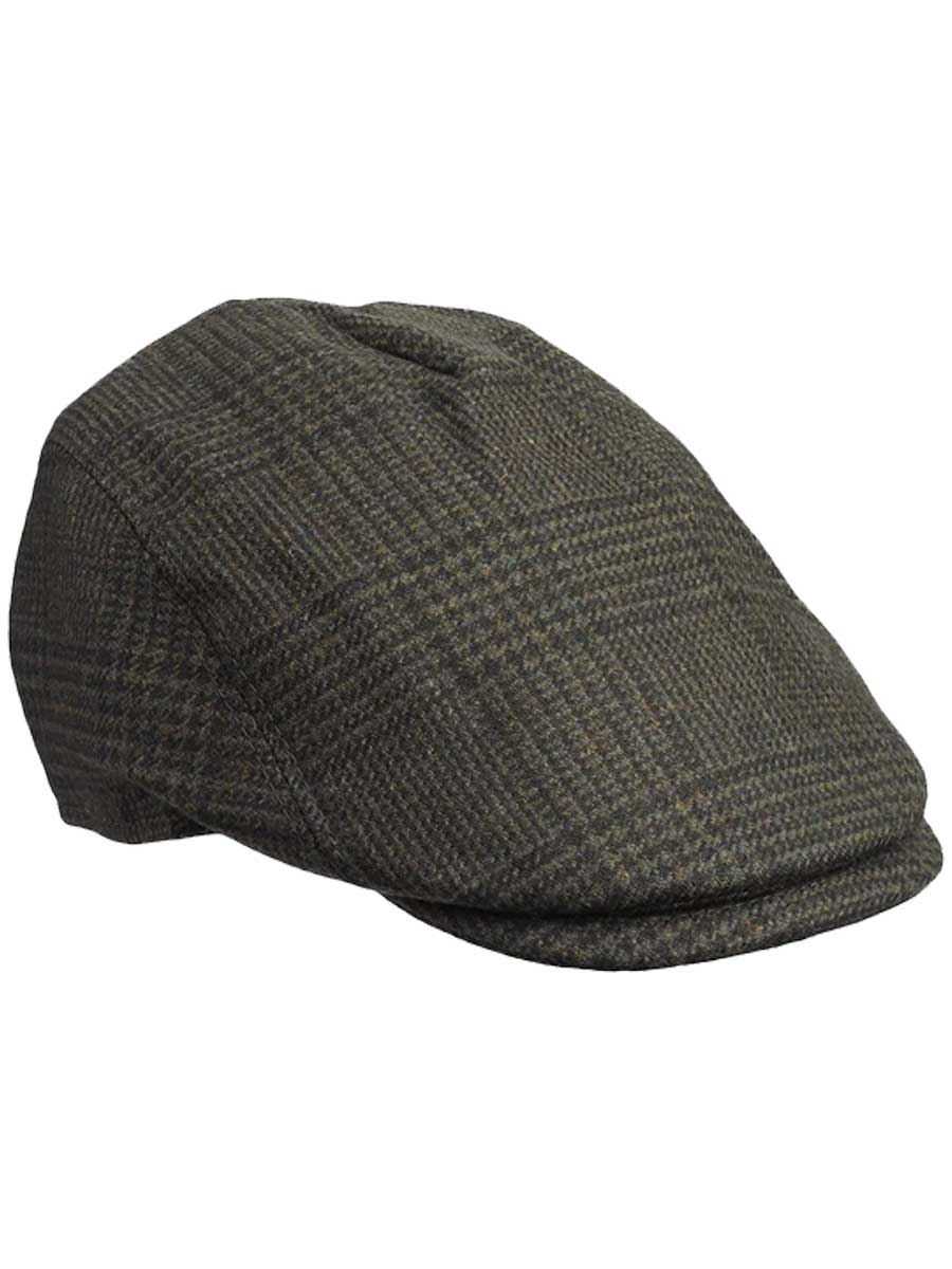 LAKSEN Drivers Flat Cap - Men's - Willow