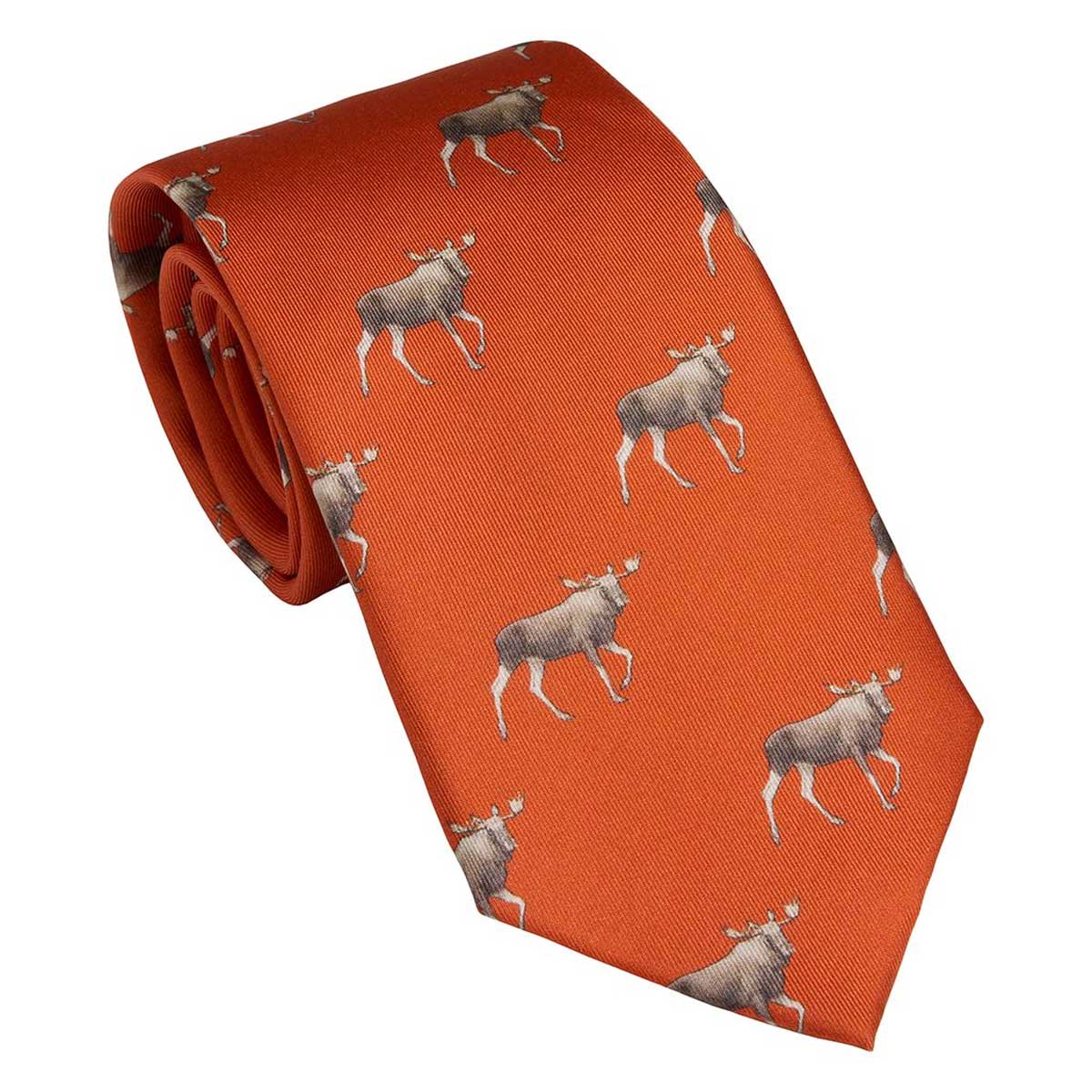 LAKSEN Elk Tie - Burnt Orange