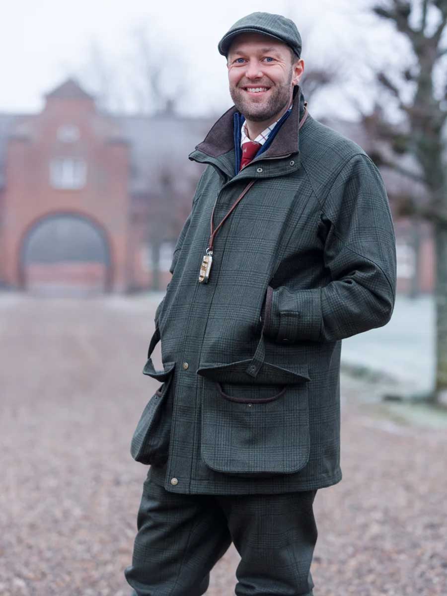 LAKSEN Fairfax Tweed CTX Coat - Men's - Willow