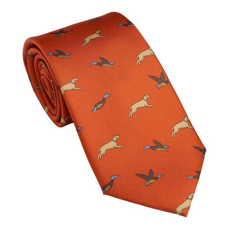 LAKSEN Game Tie - Burnt Orange
