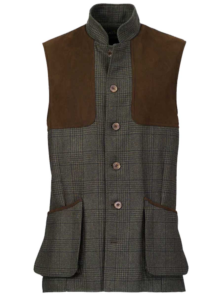 LAKSEN Mulland Shooting Waistcoat - Men's - Willow