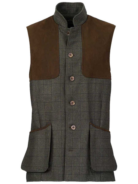 LAKSEN Mulland Shooting Waistcoat - Men's - Willow