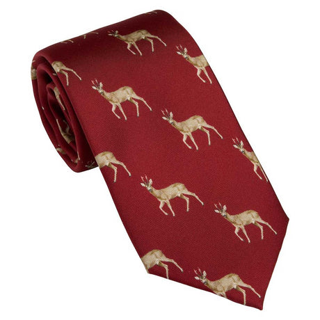 LAKSEN Roe Buck Tie - Vintage Red