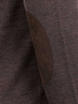 LAKSEN Sussex V-Neck Merino Sweater - Mens - Chocolate
