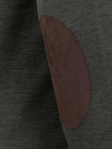 LAKSEN Sussex V-Neck Merino Sweater - Mens - Loden Green