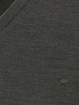 LAKSEN Sussex V-Neck Merino Sweater - Mens - Loden Green