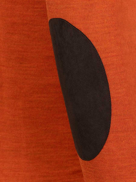 LAKSEN Sussex V-Neck Merino Sweater - Mens - Orange