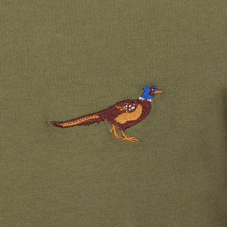 LAKSEN True Pheasant Logo T-Shirt - Men's - Olive