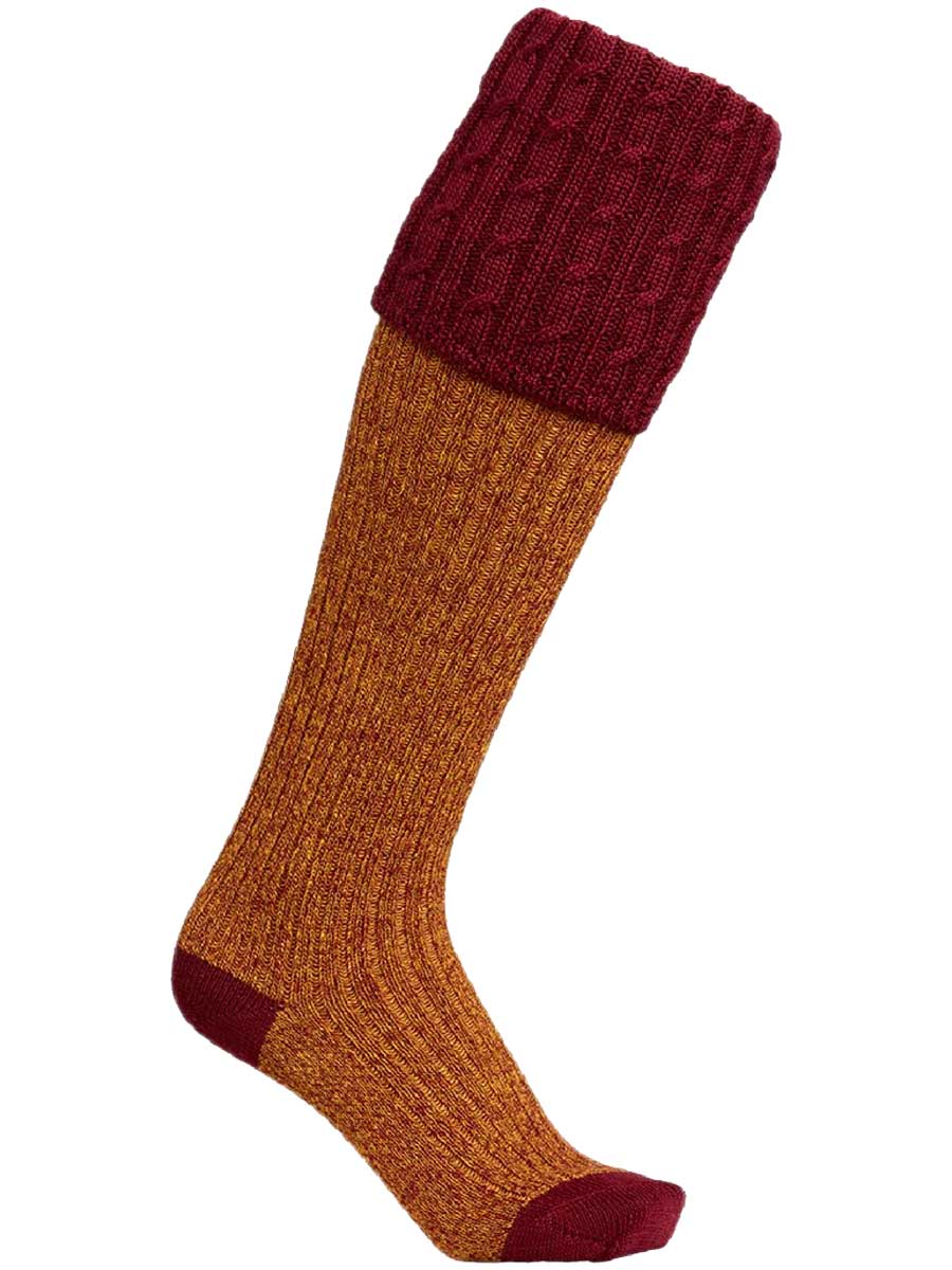LAKSEN Westwood Shooting Socks - Wine
