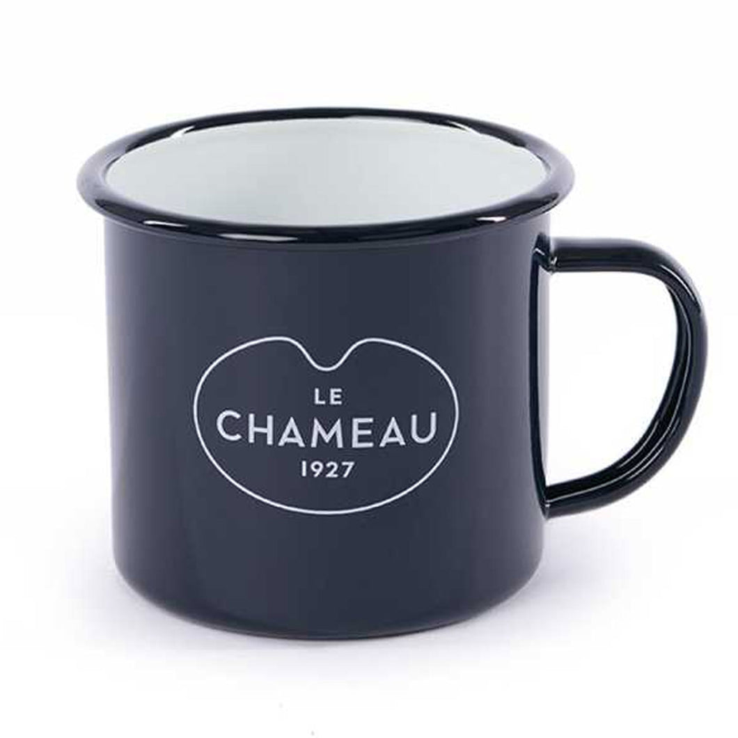 LE CHAMEAU Enamel Cup - Bleu Foncé