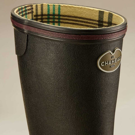 LE CHAMEAU Giverny Boots - Ladies Jersey Lined Bottillon - Black
