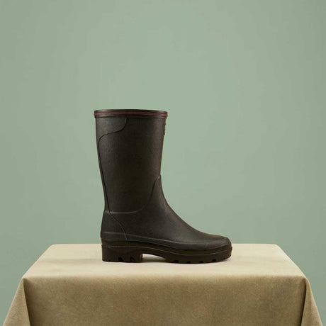 LE CHAMEAU Giverny Boots - Ladies Jersey Lined Bottillon - Black