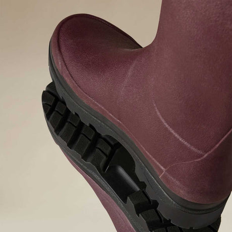LE CHAMEAU Giverny Boots - Ladies Jersey Lined Bottillon - Cherry Red