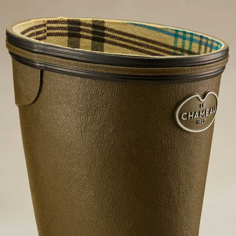 LE CHAMEAU Giverny Boots - Ladies Jersey Lined Bottillon - Dark Green