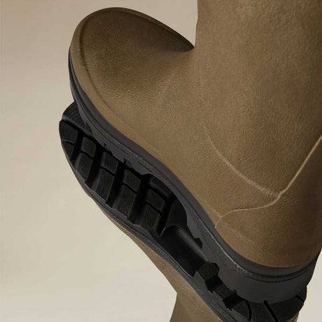 LE CHAMEAU Giverny Boots - Ladies Jersey Lined Bottillon - Dark Green