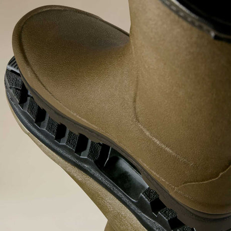 LE CHAMEAU Giverny Boots - Ladies Wool Lined Bottillon - Dark Green