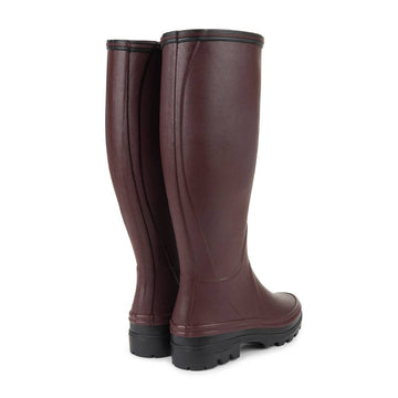 Geweo Bottes Chelsea Femme Imperméables – Élégantes Et Confortables En Caoutchouc (Noir, Marron, Gris, Rouge, Rose, Blanc) Pointures 35-43