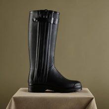 Load image into Gallery viewer, LE CHAMEAU Chasseur Boots - Mens Leather Lined Full Zip - Black
