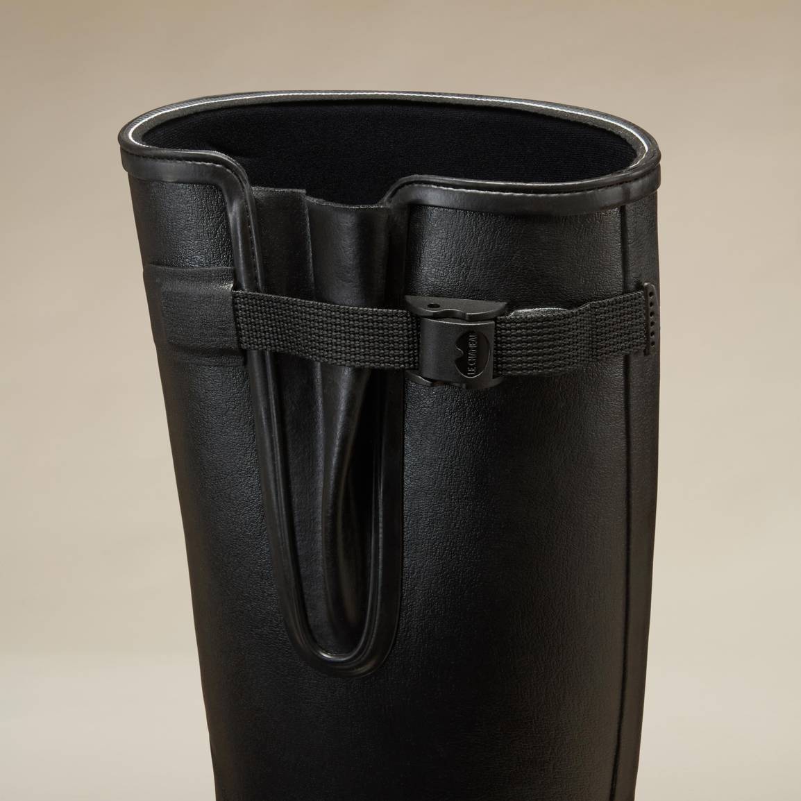 LE CHAMEAU Vierzon Boots - Mens Jersey Lined - Black