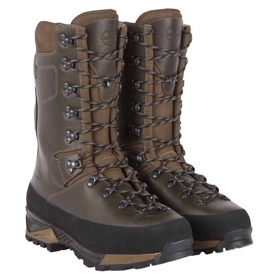 40% OFF - LE CHAMEAU Mouflon 2.0 Extreme 10'' Boots - Mens Leather - Marron Fonce - Size: UK 12 (EU 46)
