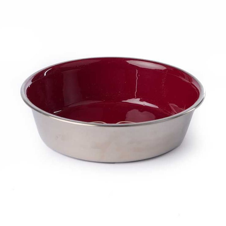 LE CHAMEAU Stainless Steel Dog Bowl - Rouge