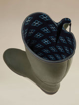 LE CHAMEAU x NATIONAL TRUST Vierzon Boots Mens Jersey Lined - Oak Green