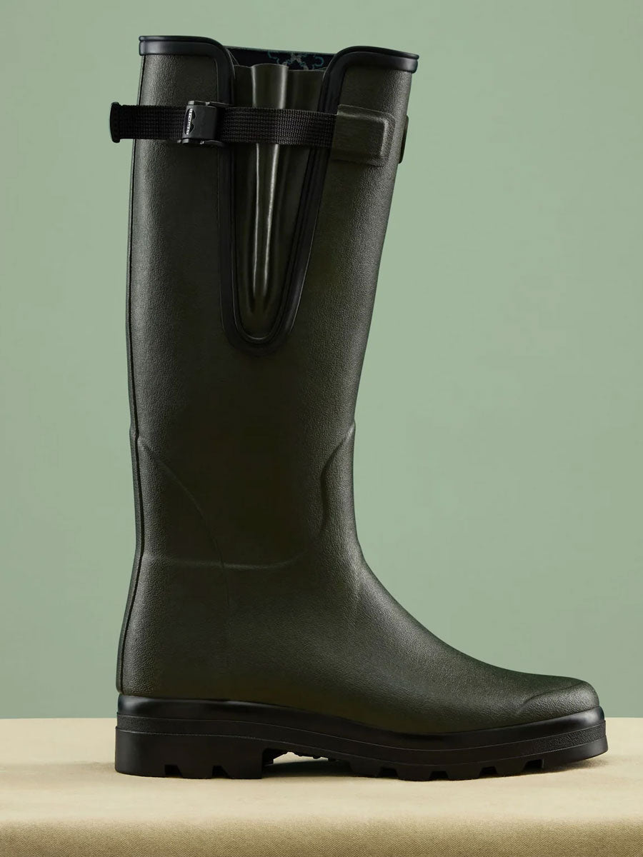 LE CHAMEAU x NATIONAL TRUST Vierzon Boots Mens Jersey Lined - Oak Green