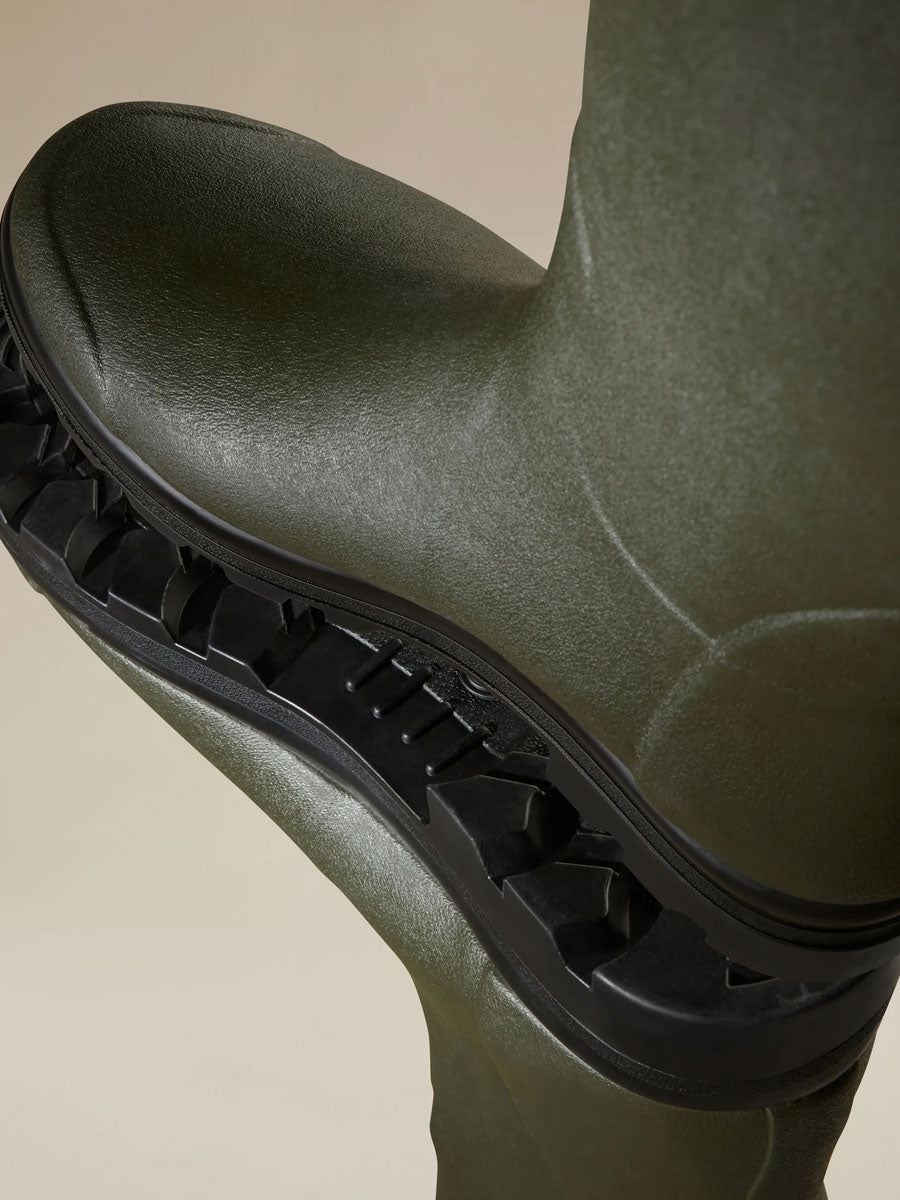 LE CHAMEAU x NATIONAL TRUST Vierzon Boots Mens Jersey Lined - Oak Green