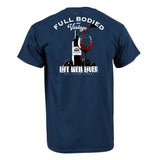 LIFE WELL LIVED Full Bodied T-Shirt - Men's Soft Cotton - Blue Dusk