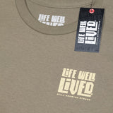LIFE WELL LIVED Grow Big T-Shirt - Men's Soft Cotton - Prairie Dust