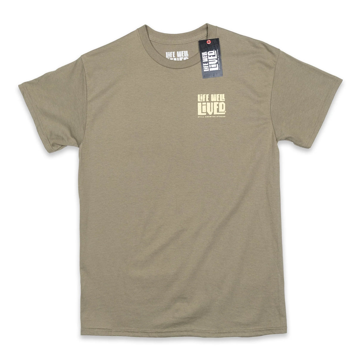 LIFE WELL LIVED Grow Big T-Shirt - Men's Soft Cotton - Prairie Dust