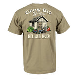 LIFE WELL LIVED Grow Big T-Shirt - Men's Soft Cotton - Prairie Dust
