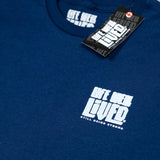 LIFE WELL LIVED In Tents Therapy T-Shirt - Men's Soft Cotton - Navy