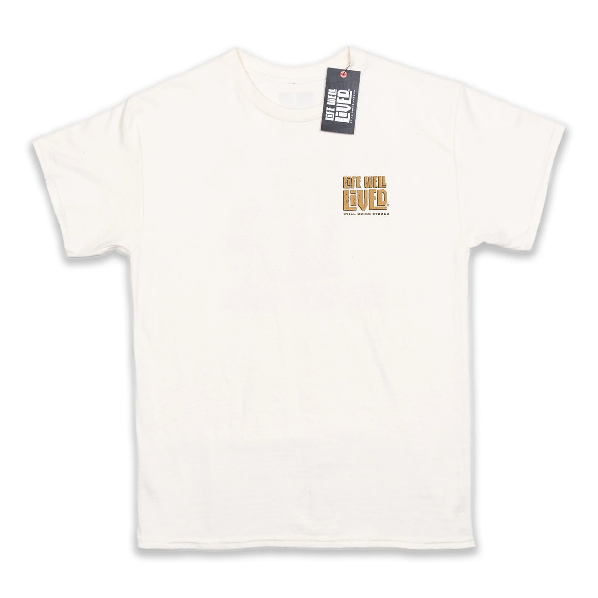 LIFE WELL LIVED Leading The Way T-Shirt - Men's Soft Cotton - Natural