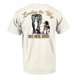 LIFE WELL LIVED Leading The Way T-Shirt - Men's Soft Cotton - Natural