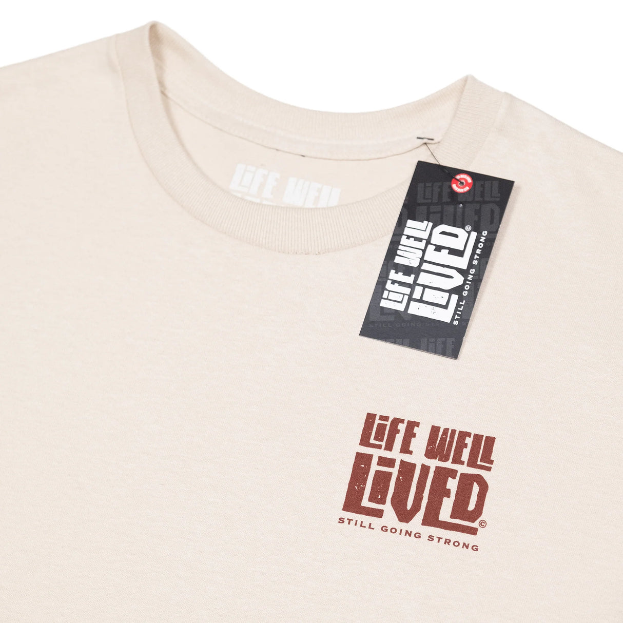 LIFE WELL LIVED Lord Of The Seas T-Shirt - Men's Soft Cotton - Sand