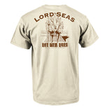 LIFE WELL LIVED Lord Of The Seas T-Shirt - Men's Soft Cotton - Sand