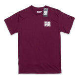 LIFE WELL LIVED Route 66 T-Shirt - Men's Soft Cotton - Maroon