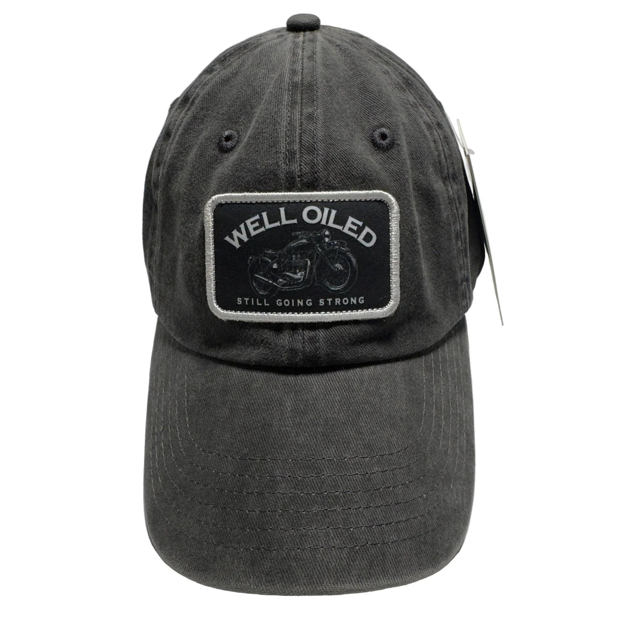 LIFE WELL LIVED Well Oiled Bike Cap - Charcoal