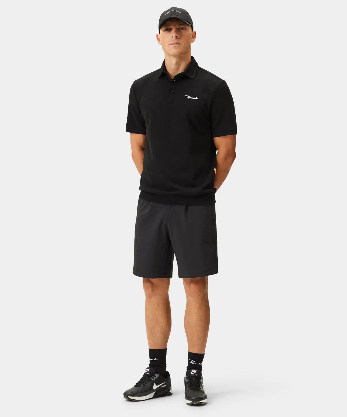 MACADE AR Tech Polo Shirt – Men's - Black