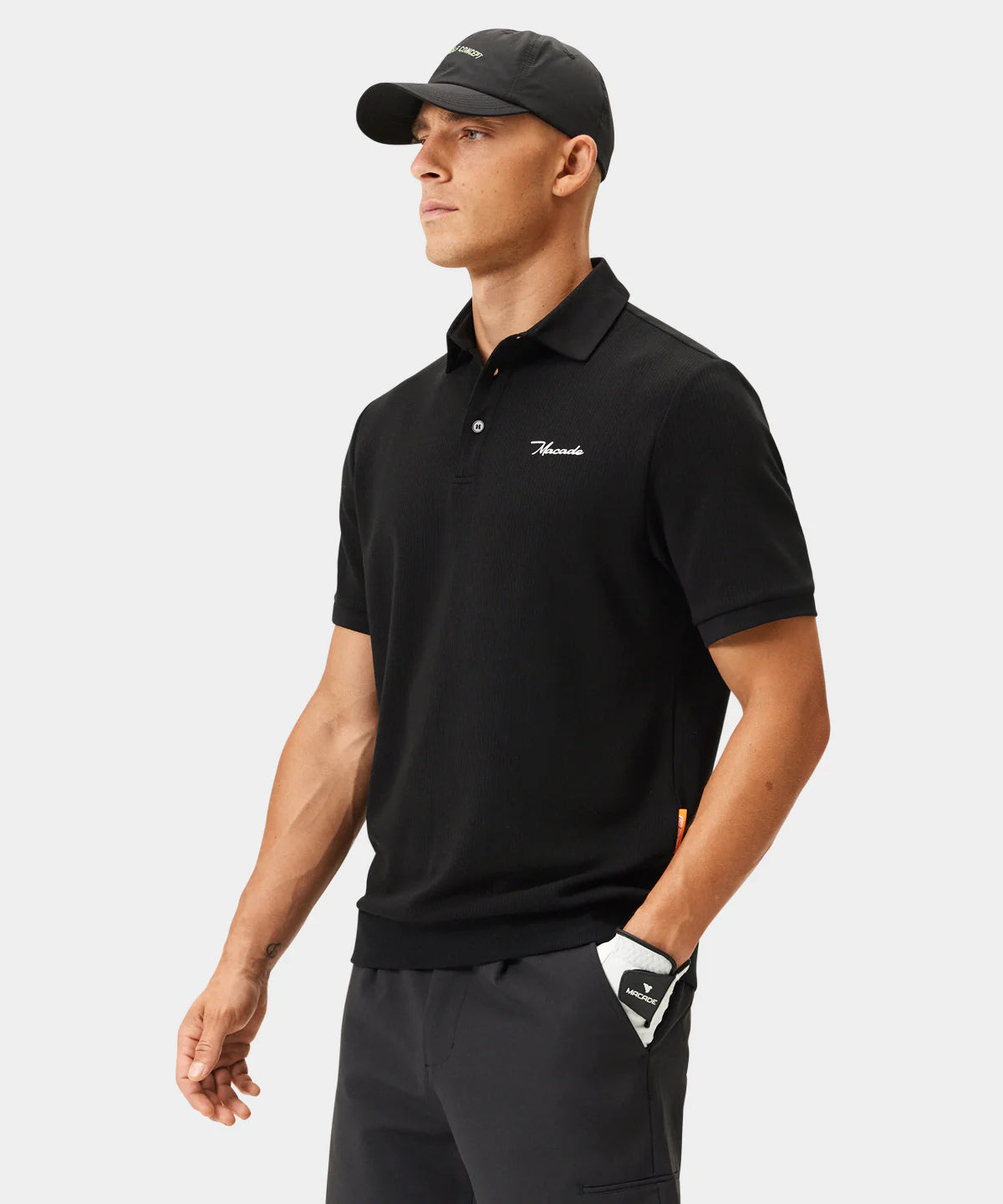 MACADE AR Tech Polo Shirt – Men's - Black