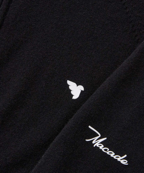 MACADE Bridge Merino Quarter Zip – Men's – Black