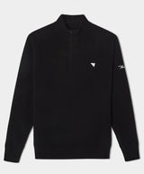MACADE Bridge Merino Quarter Zip – Men's – Black