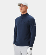 MACADE Bridge Merino Quarter Zip – Men's – Dark Blue