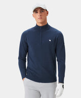 MACADE Bridge Merino Quarter Zip – Men's – Dark Blue