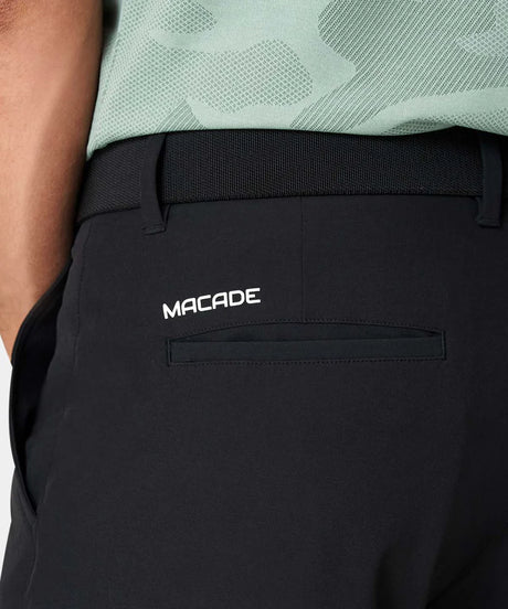 MACADE Men’s Four-Way Stretch Golf Joggers – Tapered Performance Fit – Black