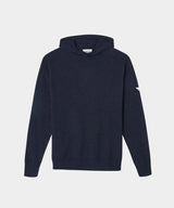 MACADE Men’s Tech Knit Golf Hoodie – Cotton Cashmere Blend – Navy